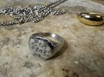 Edelstahl Ring " Animal " Silber